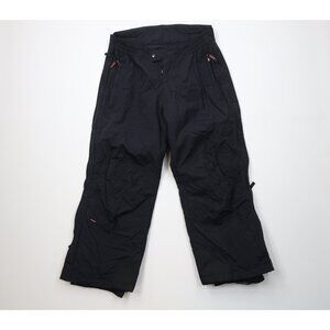 Vtg 90s Streetwear Mens Large Short Insulated Winter Snow Pants Ski Snowboard